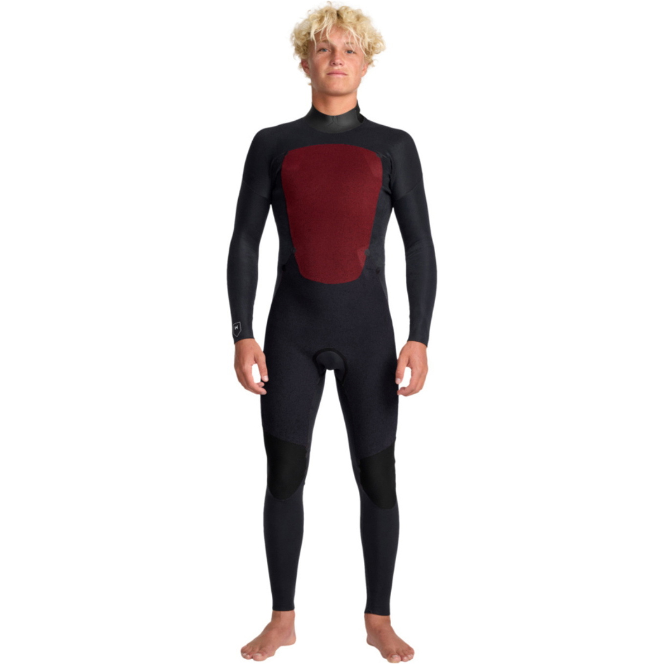 2026 Quiksilver Mens Prologue+ 4/3mm Back Zip Wetsuit 25AW213516 - Oxblood Red